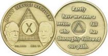 Anniversary Bronze Founders AA Medallion